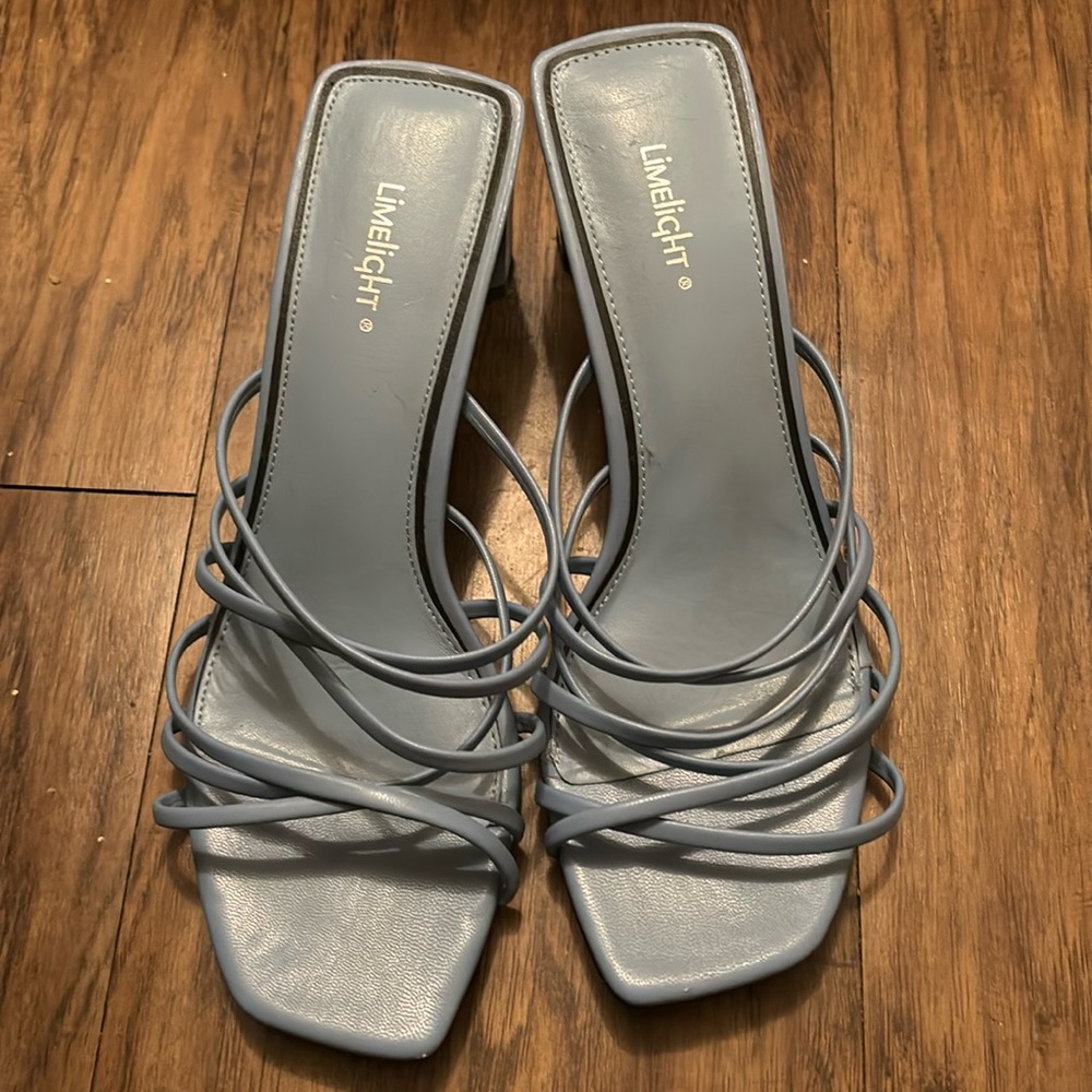 baby blue heels